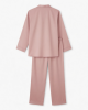 Women Pink Lounge Pajama Set Top Bottoms