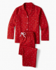 FollowMe Adult Medium Red Santa's Favorite Holiday 2 Piece Pajama Set