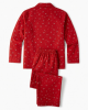 FollowMe Adult Medium Red Santa's Favorite Holiday 2 Piece Pajama Set