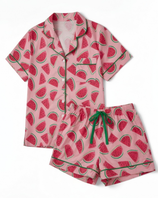 Jammies Womens Watermelon Pajama Set