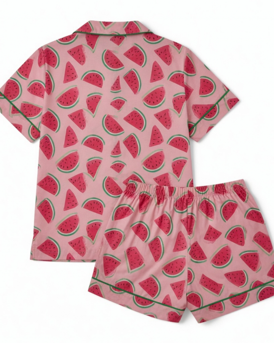 Jammies Womens Watermelon Pajama Set
