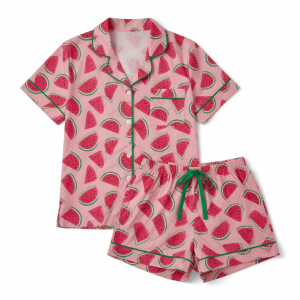 Jammies Womens Watermelon Pajama Set