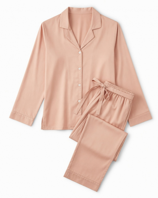 Women's Notch Collar Pajama Set
