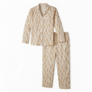 Giraffe Pattern Pajama Set Bridesmaid Women Nightwear