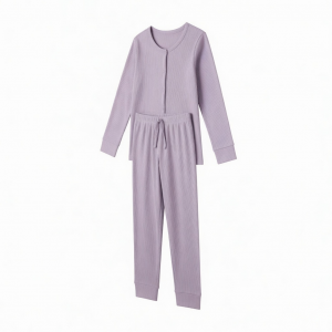 Sleep Junkie Women's Daisy Ribbed Pajama Set