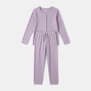 Sleep Junkie Women's Daisy Ribbed Pajama Set