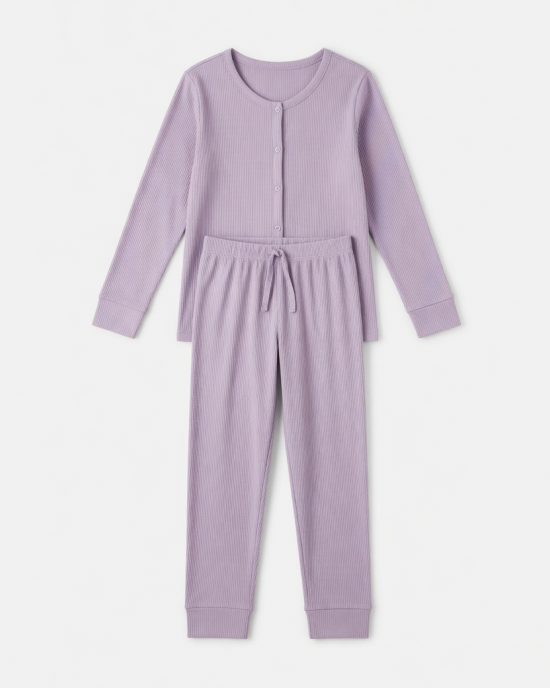 Sleep Junkie Women's Daisy Ribbed Pajama Set