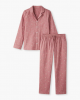 senoras Pajamas Clothing Night Clothing Lounge Dress Night Cotton Pink Rich Set 2 Piece
