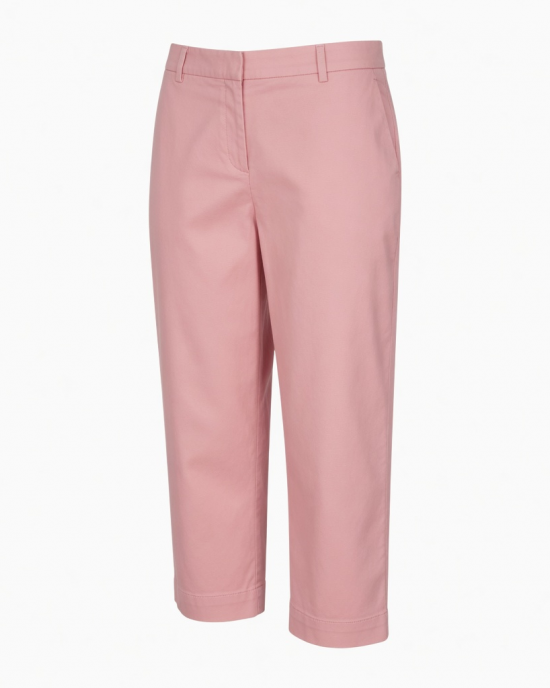 Women Crop Length Pant, Sky Pink