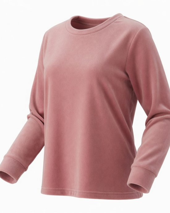 Women Plush Long Sleeve Top