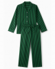 Beetlejuice Striped Pajama Set Womens Green Black Goth Grunge Spooky Small