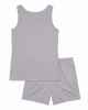 Trendy Women Pajama Set with Sleeveless Undershirt for Daily Activities