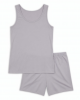 Trendy Women Pajama Set with Sleeveless Undershirt for Daily Activities