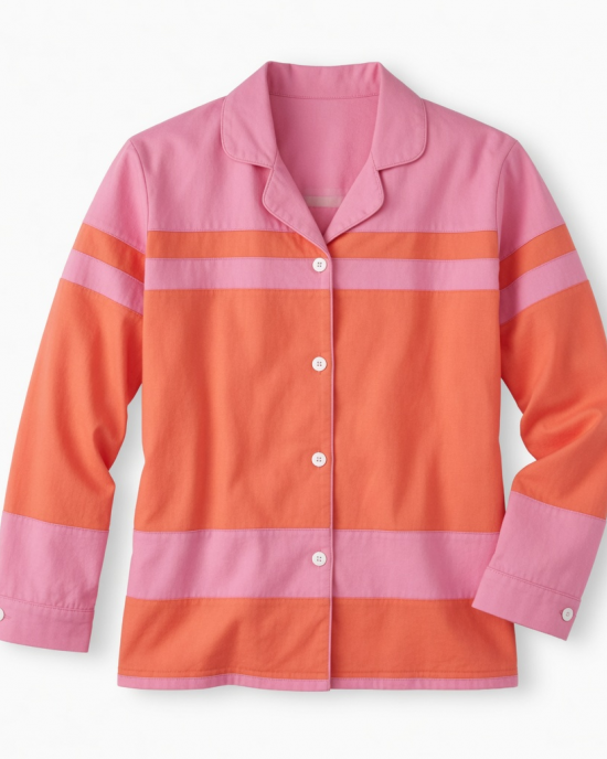 Pink And Orange PJ Top MP Sleepwear New