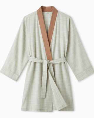 Robe kimono Cotton Women Clothing Lounge Cover Beach