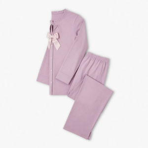 Set Pajamas Casual Women with Design Bow Cutout for uso domestico