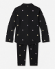 Pants Pajama Women 2 Piece for Sleep Stars / Black