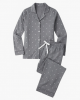 Gray White Stars Ladies 2pc Pajamas