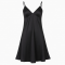 Delicates Lingerie Slip Womens Large Black Pajama Nightgown Pajamas