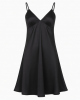 Delicates Lingerie Slip Womens Large Black Pajama Nightgown Pajamas