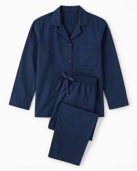 Navy Large Pajamas 100% Cotton