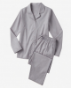 Set Pajamas Long Sleeve Women with Print Heart Detail Lace Clothing Casual