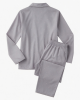 Set Pajamas Long Sleeve Women with Print Heart Detail Lace Clothing Casual