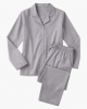 Set Pajamas Long Sleeve Women with Print Heart Detail Lace Clothing Casual