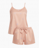 Set Pajamas Fashion Women with Print Heart Sleeveless & Shorts