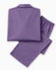 Set Pajamas unisex 100 % Cotton Plain Purple