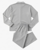 Small Solid Plain 100%Cotton Unisex Pajama Set
