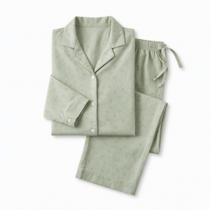 Set Pajamas unisex Hand Print 100 % Cotton