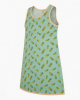 Pineapple Print Nightdress with Contrast Trim