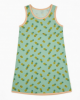 Pineapple Print Nightdress with Contrast Trim