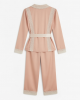 Elegant Pajamas with Bow Back Women with Design Splice Lace for All Seasons