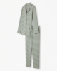 Sleek and Stylish Womens Casual Pajama Set with Comfortable Stripe Design