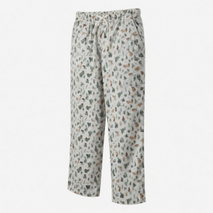 Lilka Pajama Pants Womens Small White Forest Animal Print Flannel Lounge Sleep