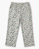 Lilka Pajama Pants Womens Small White Forest Animal Print Flannel Lounge Sleep