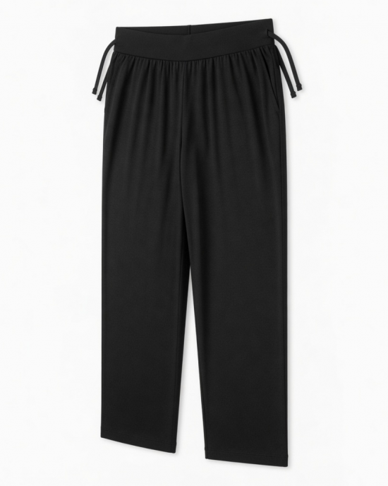 Cozy Earth Pants Womens Medium Black Bamboo Stretch Elastic Waist Lounge Pajama