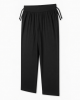 Cozy Earth Pants Womens Medium Black Bamboo Stretch Elastic Waist Lounge Pajama