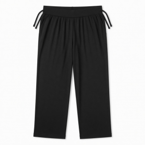 Cozy Earth Pants Womens Medium Black Bamboo Stretch Elastic Waist Lounge Pajama