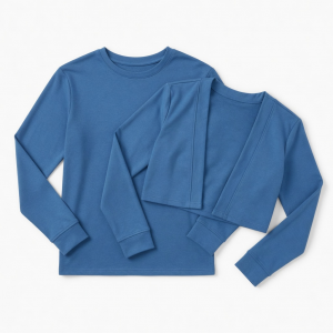 Women 2 Piece Long Sleeve A Blue