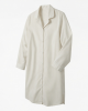TGold Stripe Cotton Blend Button Pajama Sleep Night Shirt