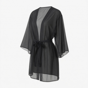 Women Lingerie Sexy Clothing Sleep Sheer Robe Sheer Sleepwear Pajamas