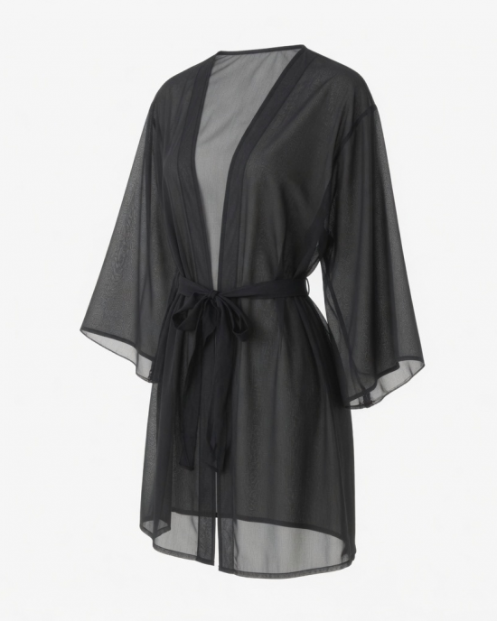Women Lingerie Sexy Clothing Sleep Sheer Robe Sheer Sleepwear Pajamas