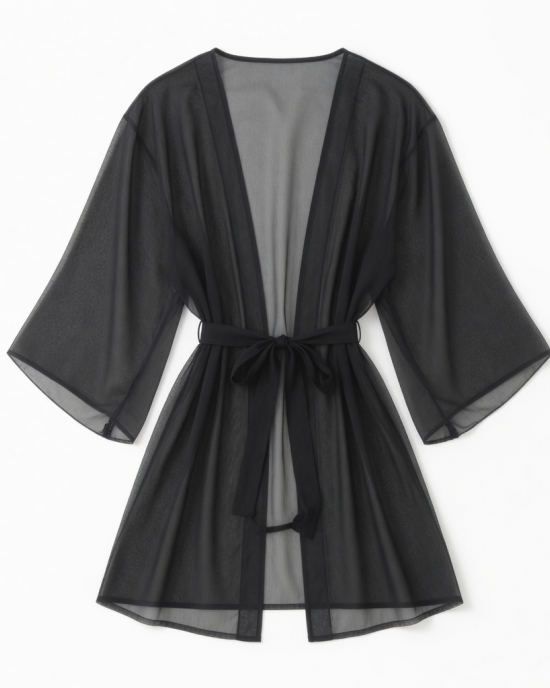 Women Lingerie Sexy Clothing Sleep Sheer Robe Sheer Sleepwear Pajamas