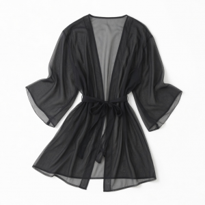 Women Lingerie Sexy Clothing Sleep Sheer Robe Sheer Sleepwear Pajamas
