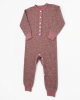 Vintage Country Floral Thermal Union Suit Pajamas